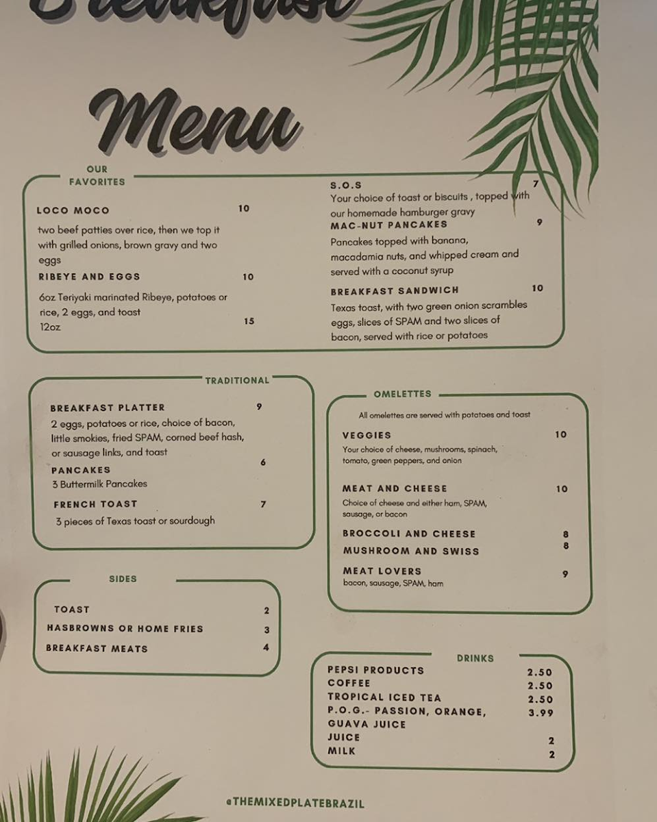 The Mixed Plate Menu-1